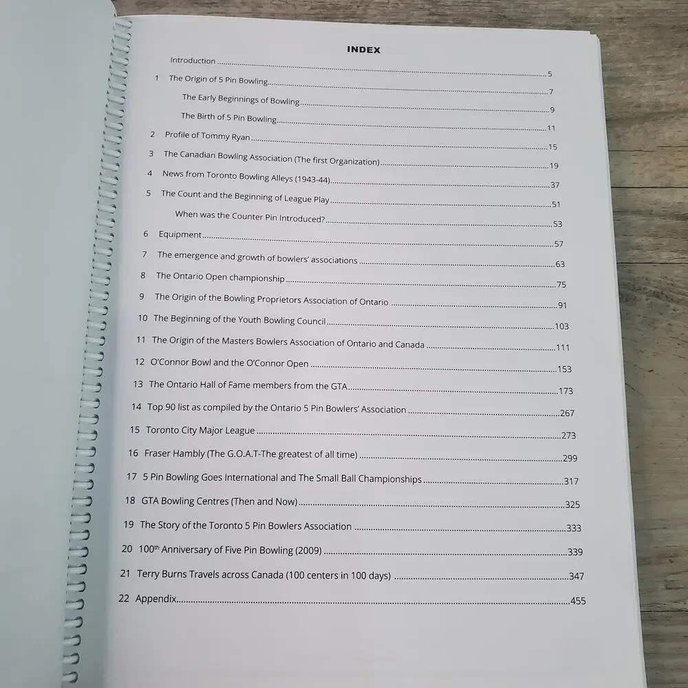 A Trip Down Memory Lane : A History Of 5 Pin Bowling Walter Heeney 2024 Spiral B